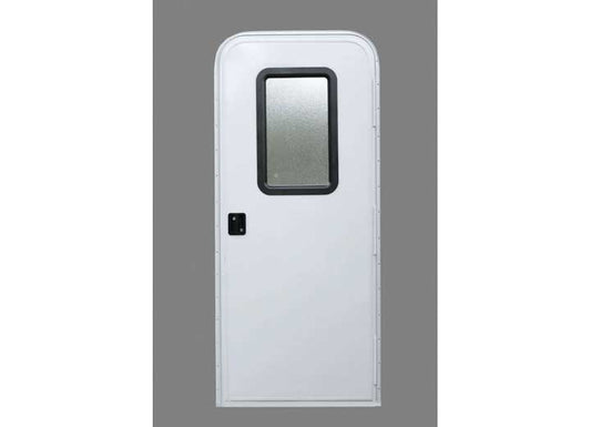 AP Products SPO-LTL ONLY - MOTORIZED ENTRY DOOR -POLAR WHITE, RH, 26 X 72, RADIUS