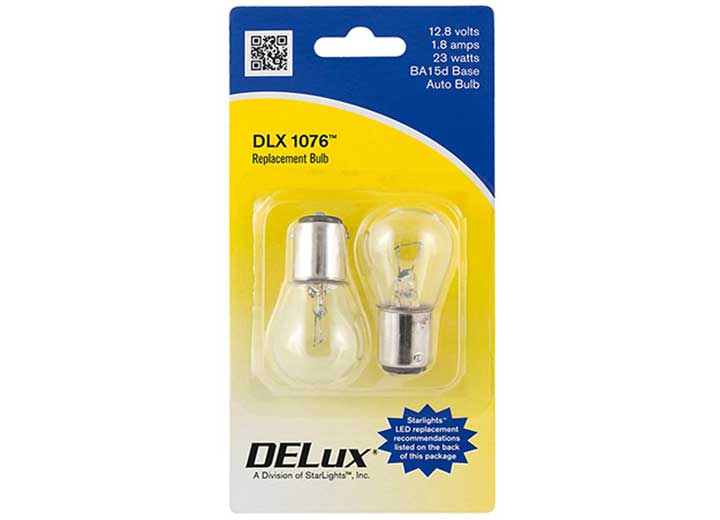 AP Products INCANDESCENT 1076 CANDELABRA BAYONET DOUBLE CONTACT BULB / SX 1076 I