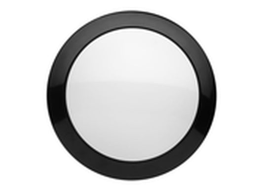 AP Products BLACK SURFACE MOUNTED ROUND LED INTERIOR LIGHT FIXTURE @ 3200K AND 330 LMS.