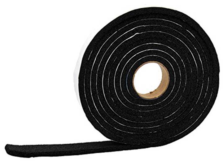AP Products Weather Stripping with Tape - 3/16"H x 3/4"W x 10' L
