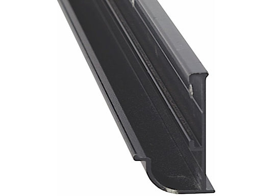 AP Products INSERT GUTTER RAIL- BLACK- 16 FT