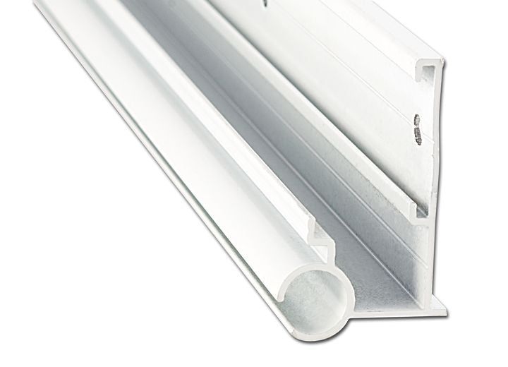 AP Products INSERT GUTTER/AWNING RAIL- POLAR WHITE- 16 FT