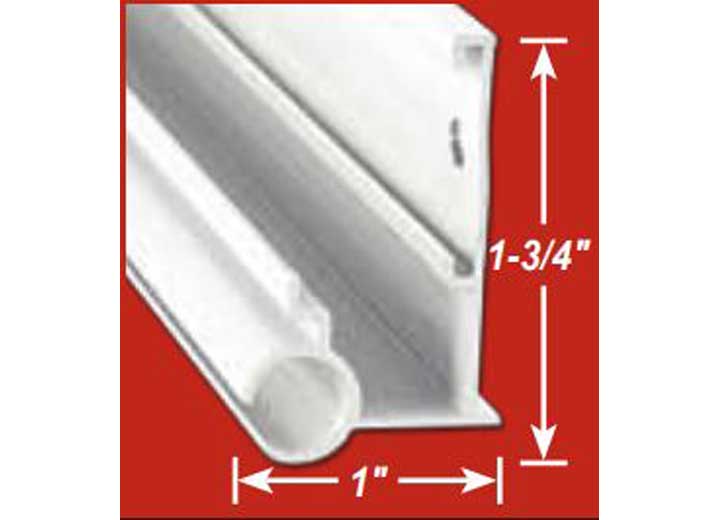 AP Products INSERT GUTTER/AWNING RAIL- MILL- 16 FT