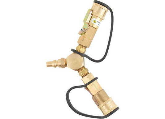 AP Products PROPANE Y ADAPTER W/SHUT OFF