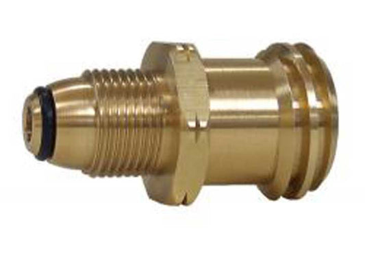 AP Products 1-5/16 IN M ACME x F POL x M SOFT NOSEPOL ADAPTER W/QUICK CLOSING SHUTOFF POPPET