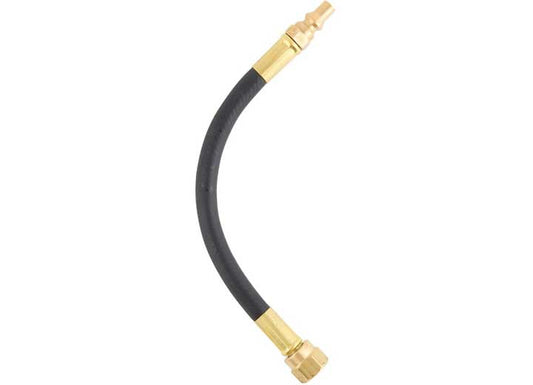 AP Products 9IN QD HOSE ASSEMBLY 3/8IN FEMALE FLARE/QUICK DISCONNECT MALE NIPPLE W/O REGULATOR
