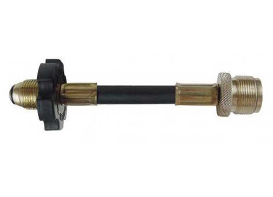AP Products 1/4 IN THERMO PIGTAIL SOFT NOSE POL X 1 IN-20 M SWIVEL PLASTIC HANDWHEEL 60 IN O