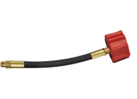 AP Products THERMO PIGTAIL, 1/4INVERTED FLARE X QCC-RED 2PK