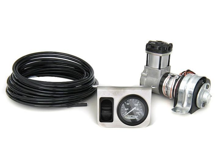 Ridetech ON DEMAND 1 WAY COMPRESSOR KIT W/ANALOG GAUGE