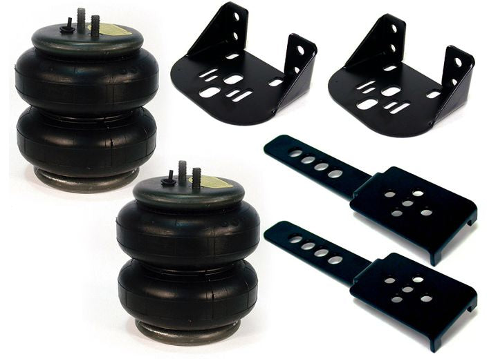 Ridetech AIROVERLEAF KIT 4000 LB. KIT W/SIDEFRAME UPPER AND 2.5IN WIDE LEAF LOWER BRACKET