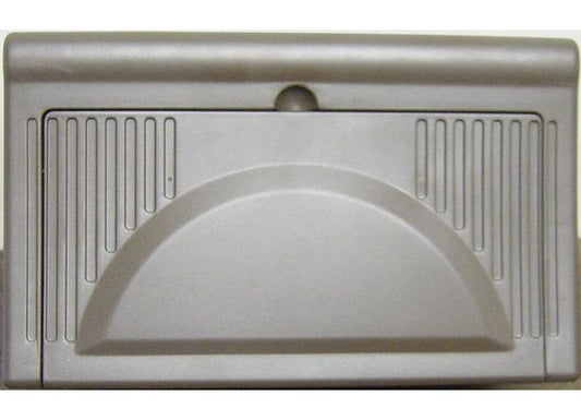 WFCO BLACK PLASTIC DOOR ASSEMBLY FOR WF-8712-PB   (7 1/4IN H X 11 3/4IN W)