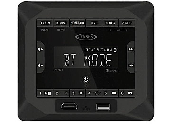 ASA Electronics/Advent Air/Voyager/Jensen RV-Marine/Polk/Klipsch JENSEN AM/FM/BT/HDMI/AUX