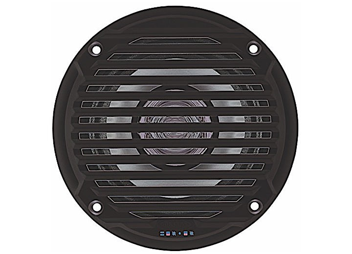 ASA Electronics/Advent Air/Voyager/Jensen RV-Marine/Polk/Klipsch ASA Electronics Jensen 5.25" Black Dual Cone Waterproof 30 Watt Marine Speakers - Pair
