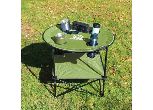 Arrow Storage Products RIO 28IN DIAMETER FABRIC ROUND PORTABLE TABLE - MOSS