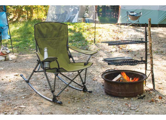 Arrow Storage Products RIO SOFT ARM ROCKING QUAD CHAIR - MOSS