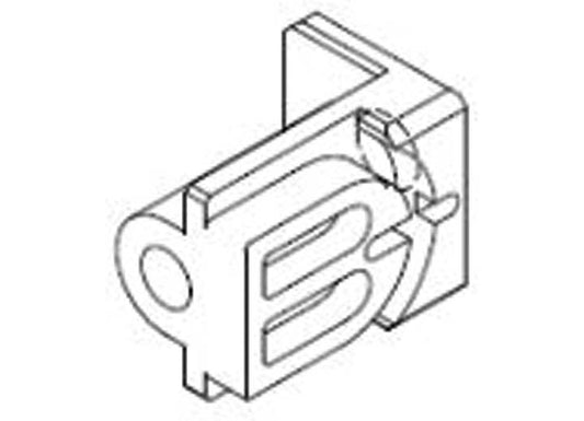 BAL RV Products MOLDED TIRE CARRIER NUT FOR RETRACT A SPARE TIRE CARRIER