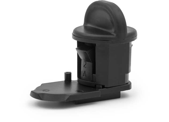 B&B Molders PLASTIC THUMB LOCK FOR RV HATCH, BLACK