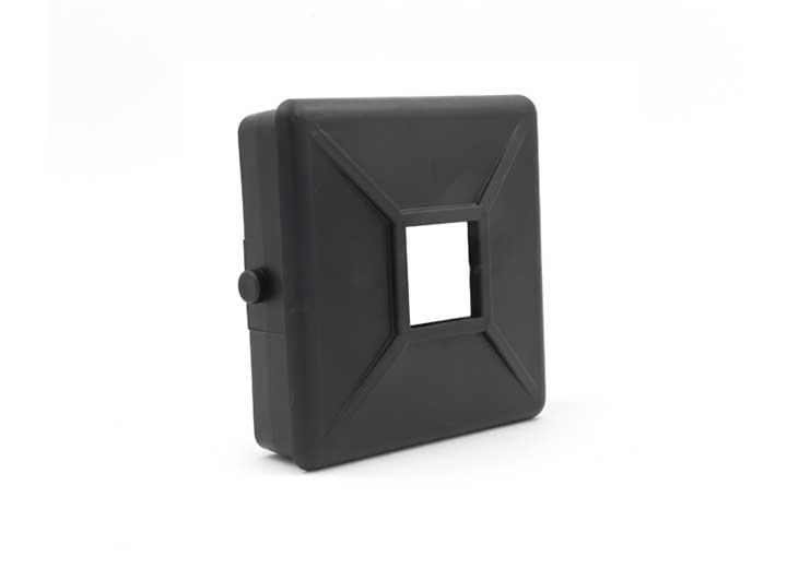 B&B Molders 4IN RUBBER BUMPER PLUG WITH TABS, BLACK