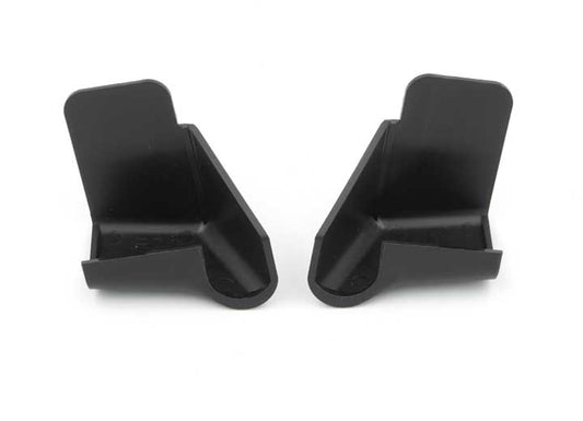 B&B Molders SHORT RAIN GUTTER SPOUTS, 4/PK, BLACK