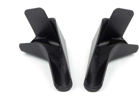 B&B Molders MEDIUM RAIN GUTTER SPOUTS, 4/PK, BLACK