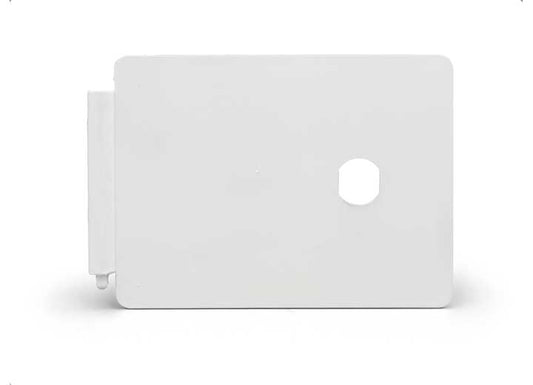 B&B Molders REPLACEMENT HATCH DOOR, 6.25X5, POLAR WHITE