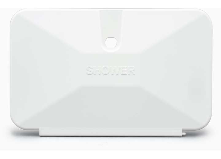 B&B Molders REPLACEMENT SHOWER DOOR, 12.875X7.75, POLAR WHITE