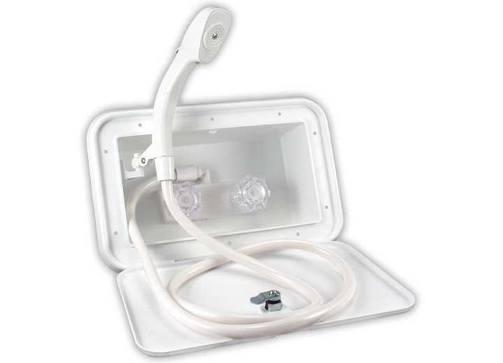 B&B Molders EXTERIOR SHOWER, POLAR WHITE