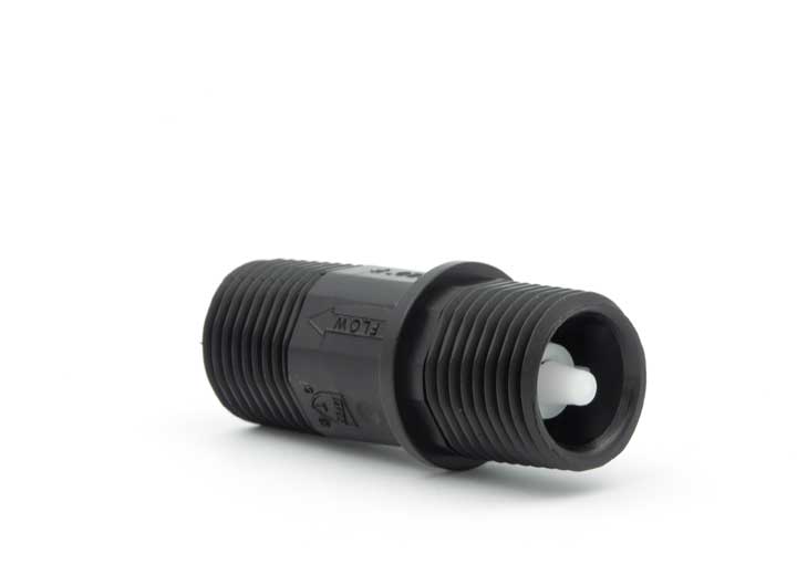 B&B Molders IN-LINE CHECK VALVE, BLACK