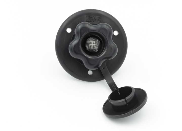 B&B Molders CITY WATER FILL W/PLASTIC CHECK VALVE, BLACK