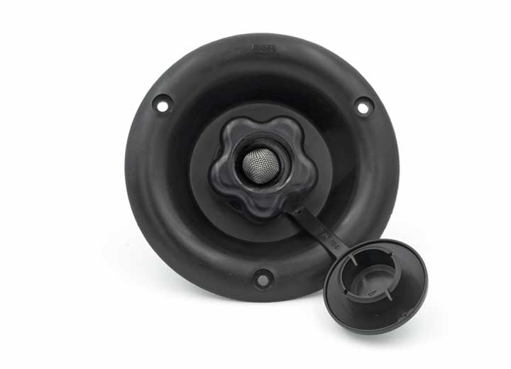 B&B Molders CITY WATER DISH W/PLASTIC CHECK VALVE, BLACK
