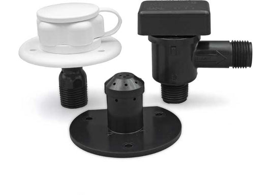 B&B Molders THE FLUSHER WITH A PLASTIC CHECK VALVE