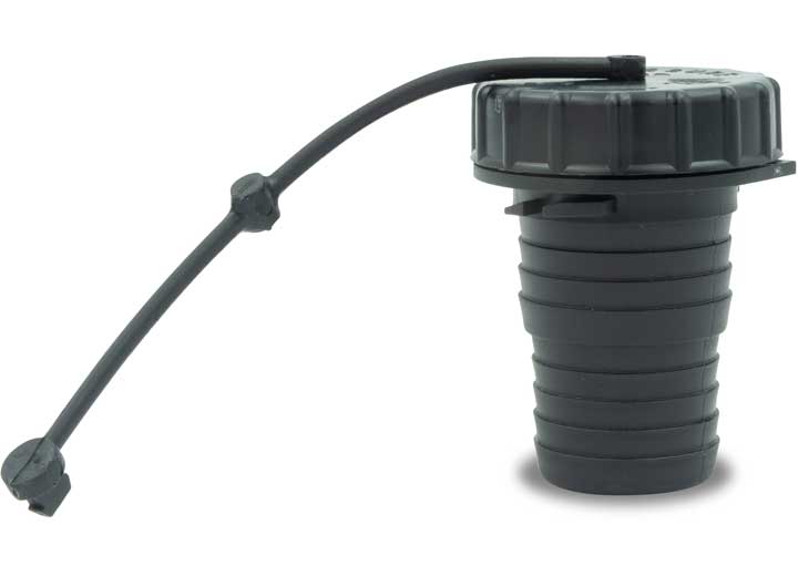 B&B Molders GRAVITY WATER FILL CAP/STRAP/SPOUT, BLACK