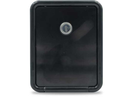 B&B Molders GRAVITY WATER HATCH, KEY LOCK, BLACK