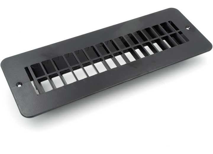 B&B Molders FLOOR REGISTER, 2X10, NO DAMPER, BLACK