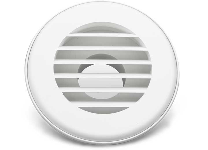 B&B Molders HEAT VENT, 2IN CONNECTION, NO DAMPER, POLAR WHITE