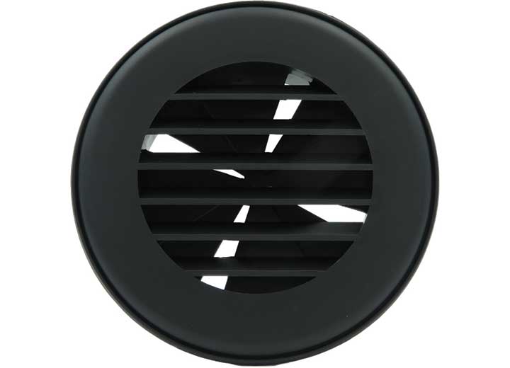 B&B Molders HEAT VENT, 4IN CONNECTION, W/DAMPER, BLACK