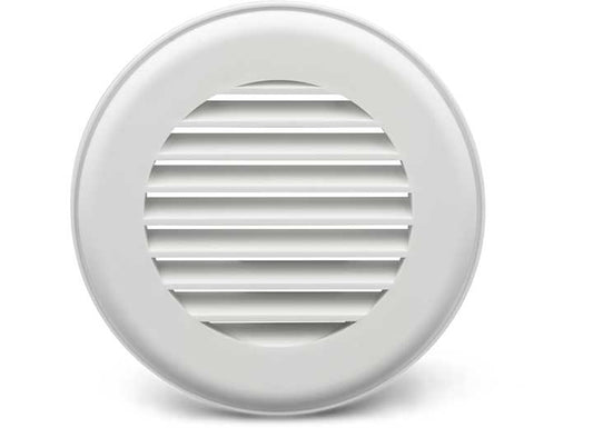B&B Molders COOLVENT SNAP-ON CEILING VENT,  .25 FLANGE, POLAR WHITE