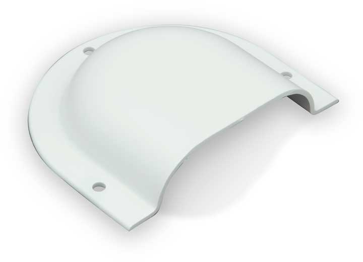 B&B Molders HORSESHOE, VENT COVER, POLAR WHITE