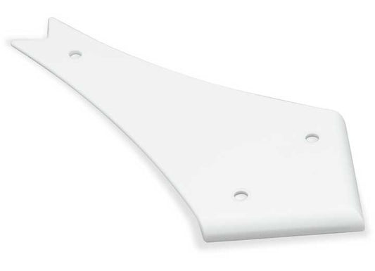 B&B Molders 4IN CURVED SLIDE-OUT CAP, POLAR WHITE