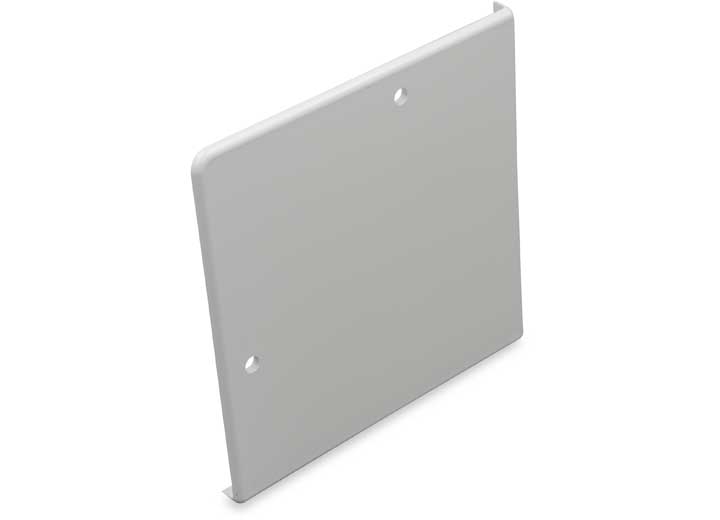 B&B Molders 4IN SQUARE SLIDE-OUT EXTRUSION COVER, POLAR WHITE