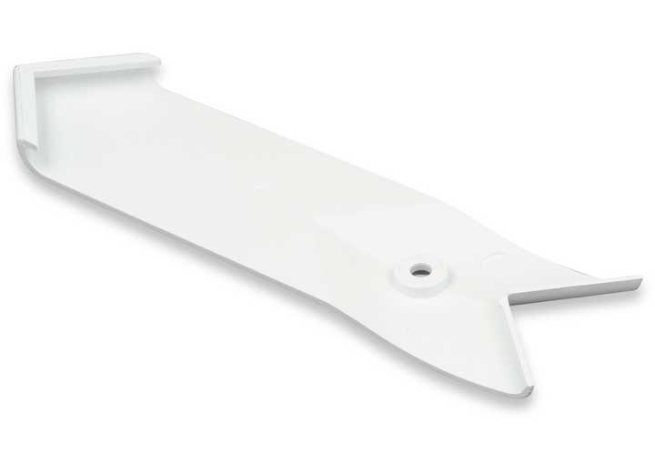 B&B Molders 4IN STRAIGHT CORNER SLIDE-OUT EXTRUSION COVER, POLAR WHITE