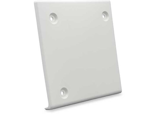 B&B Molders 4.75IN SQUARE SLIDE-OUT EXTRUSION COVER, POLAR WHITE