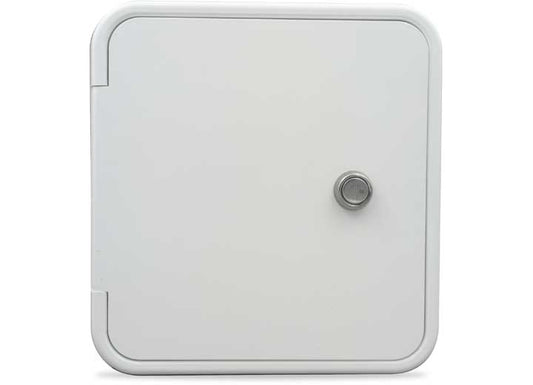 B&B Molders MULTI-PURPOSE HATCH W/O BACK, KEY LOCK, POLAR WHITE