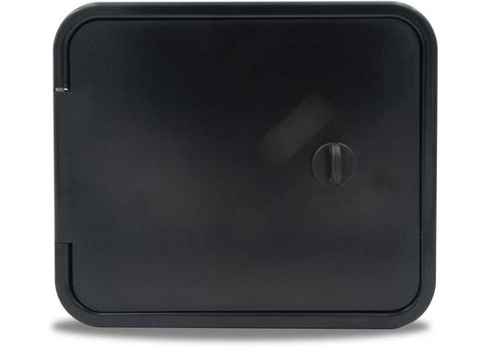 B&B Molders MULTI-PURPOSE HATCH W/ FLAT BACK, KEY LOCK, POLAR WHITE