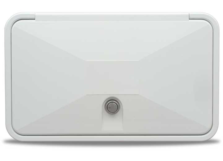 B&B Molders MULTI-PURPOSE ACCESS HATCH, KEY LOCK, POLAR WHITE