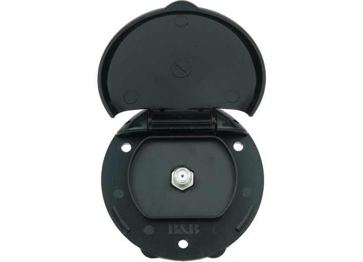 B&B Molders COMPACT ENCLOSURE, CABLE, BLACK