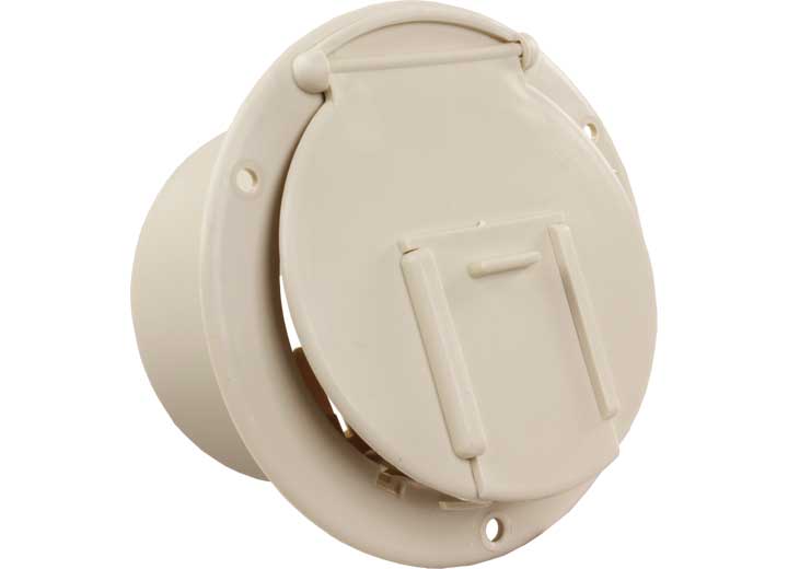 B&B Molders ROUND ELECTRIC CABLE HATCH W/BACK, CW