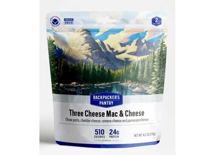 Backpacker's Pantry THREE CHEESE MAC & CHEESE, 2-SERVE (6 POUCHES)