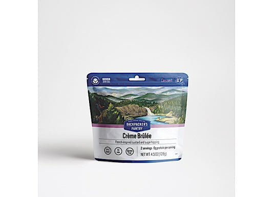 Backpacker's Pantry CRÈME BRULEE, 2-SERVE, GLUTEN FREE (6 POUCHES)