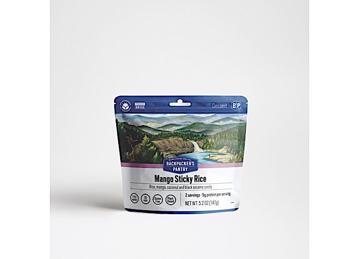 Backpacker's Pantry MANGO STICKY RICE, 2-SERVE, GLUTEN FREE (6 POUCHES)